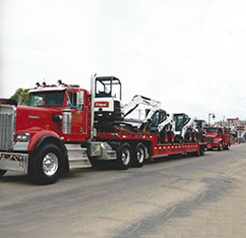 Semi-trailer truck